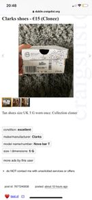 Infant Clarks shoes