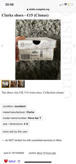 Infant Clarks shoes