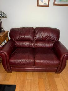 3+2 seater leather couches