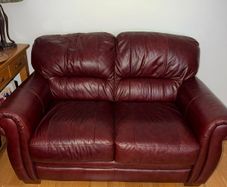 3+2 seater leather couches
