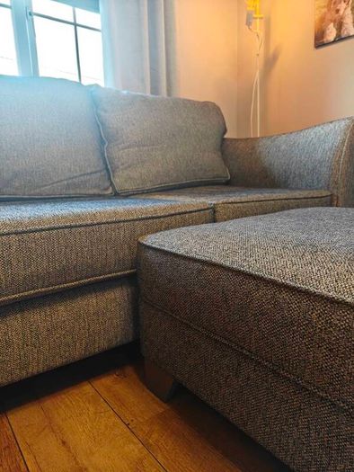 Two Seater Sofa and Ottoman