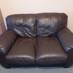 sofa two seater leather sofa