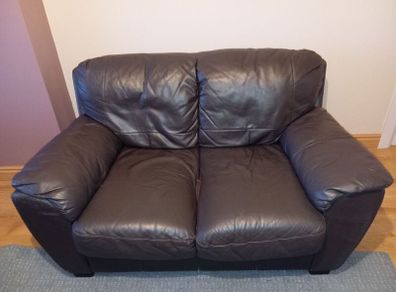sofa two seater leather sofa