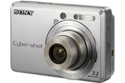 Sony Cyber-shot DSC-S730 Digital Camera 7.2MP Silver DSC S730
