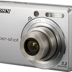 Sony Cyber-shot DSC-S730 Digital Camera 7.2MP Silver DSC S730