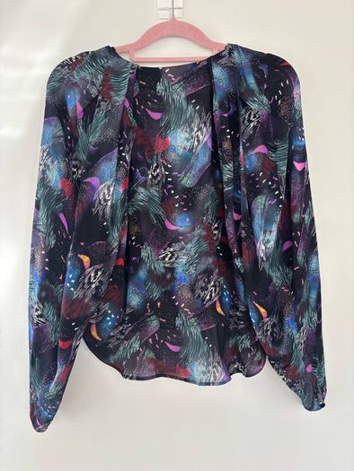 IRO long sleeve silk top