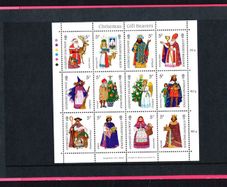 1985 Guernsey Christmas "Gift bearers" Sheet Commemorative Stamps Presentation Pack