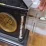 Marble and brass mantle clock Image 10