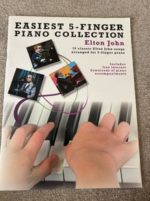 Easiest 5 Finger Piano Collection Elton John Songs