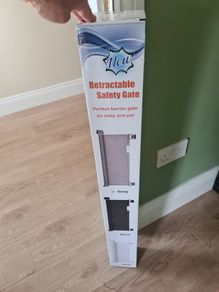 Retractable safety gate 180cm