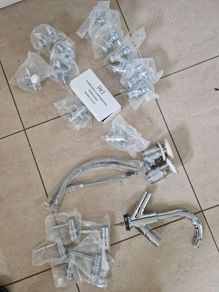 Chrome bathroom sink fittings