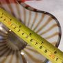 ART striped GLASS bowl Murano STYLE Image 2