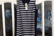 Beautiful New Dress/Tunic/Pinafore Navy/Ivory 10