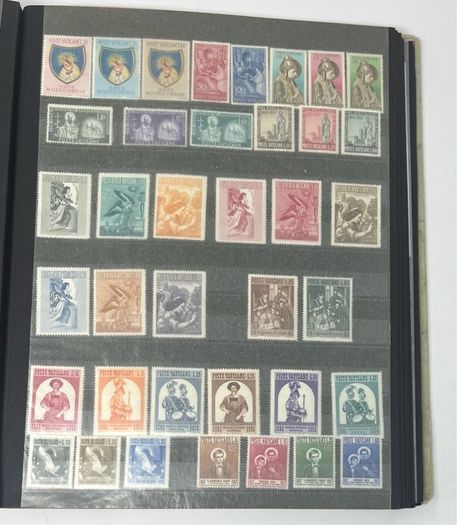 Collection: Vatican City Stamps both mint and used along with some miniature sheets on 40 pages