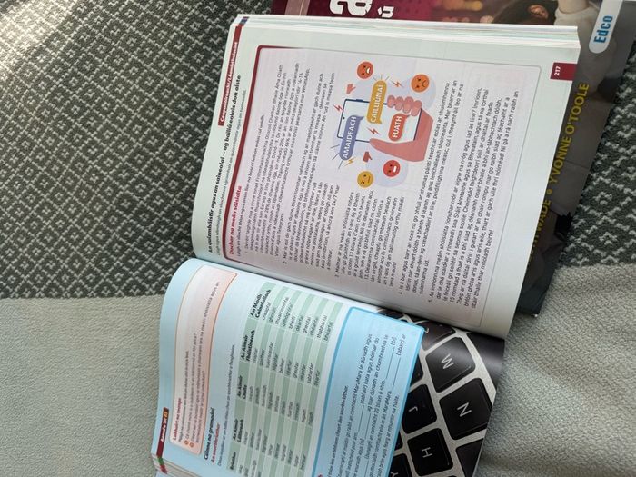 Fiuntas Nua Irish higher level leaving certificate book set