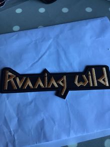 Sew on Patch - Heavy Metal Band Running Wild