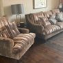 Beautiful Velvet Sofa and Chair as new condition Image 9
