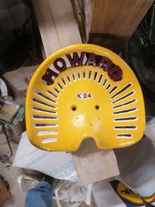 Cast iron tractor seat