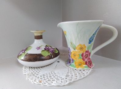 Two Hand Painted pieces