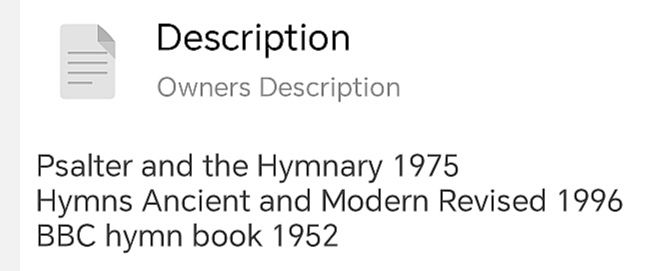 Three Vintage Hymn Books