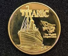 Titanic commerative coin.