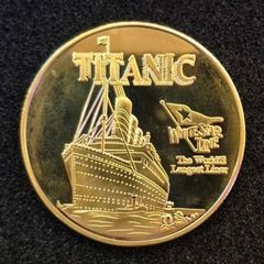 Titanic commerative coin.