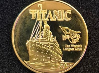 Titanic commerative coin.