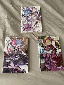 rezero light novels volume 1-3