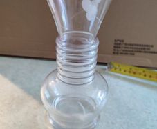 lovely small glass vase