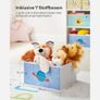 Kids Storage unit nursery storage  Nursery Shelf with 7 Boxes Image 2