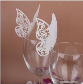 50 Wedding Place Cards (butterflies)