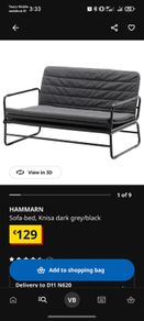 sofa bed Hammarn+matress