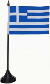 Set of 84 Greece Table flags