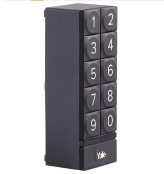 Yale Smart Keypad - 05-301000-BL - Black Digital Smart Lock Keypad for Linus with One Touch Locking