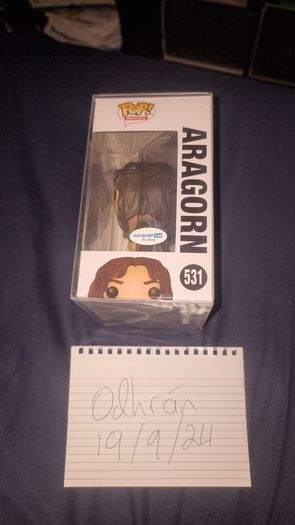Lord of the Rings Signed Funko Pop Aragorn