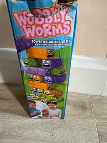 Wobbly Worms Childrens Stacking Game