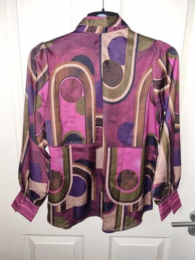 Rant & Rave Satin Shirt Size 10 (nwt)