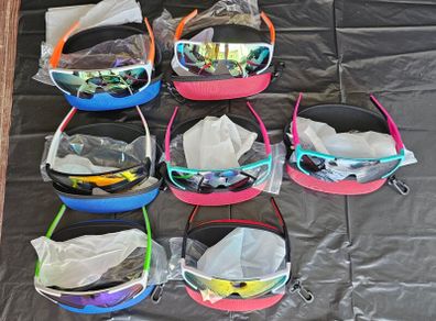 Job lot of sunglasses including cases