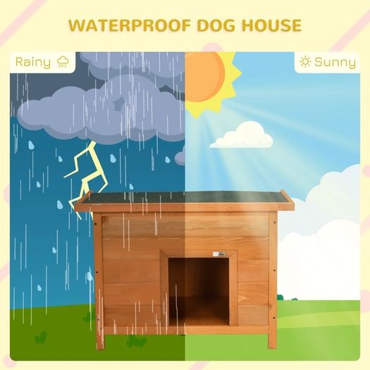 85Wx58Dx58H cm Waterproof Elevated Dog Kennel-Wooden (FREE SHIPPING)