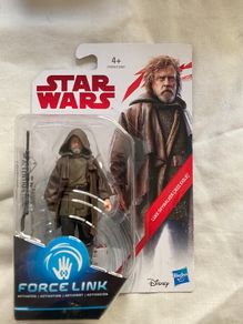 Star Wars Force Link Luke Skywalker (Jedi Exile) 3.75 Figure The Last Jedi New