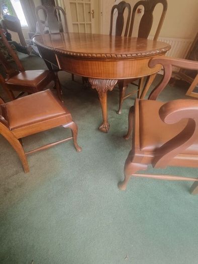 Mohagony Table and Chairs