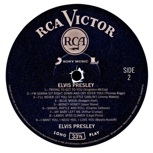Elvis Presley Elvis Presley Reissue, White Vinyl