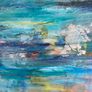 Large Framed Original Seascape by Artist Irish Art Original Art Abstract Art Image 7