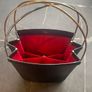 Cartier Trinity Hand Bag Leather Black Image 2