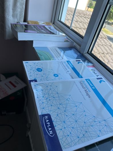 CFA study aids and other business studies books