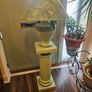 Ceramic Floor Lamp & Pedestal Set Image 3
