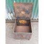 Antique Riveted Metal Coal Box KAS439 Image 3