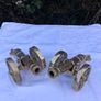 A Pair of Antique Solid Brass Desk Canons(5.4kgs) Image 7