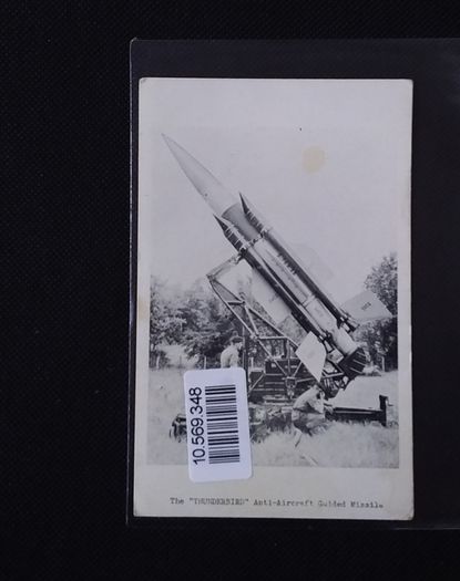 Military Postcard - Thunderbird Anti-Aircraft Guided Missile