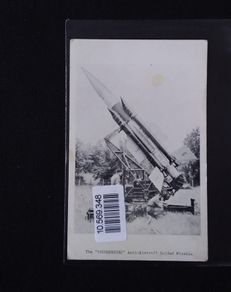 Military Postcard - Thunderbird Anti-Aircraft Guided Missile